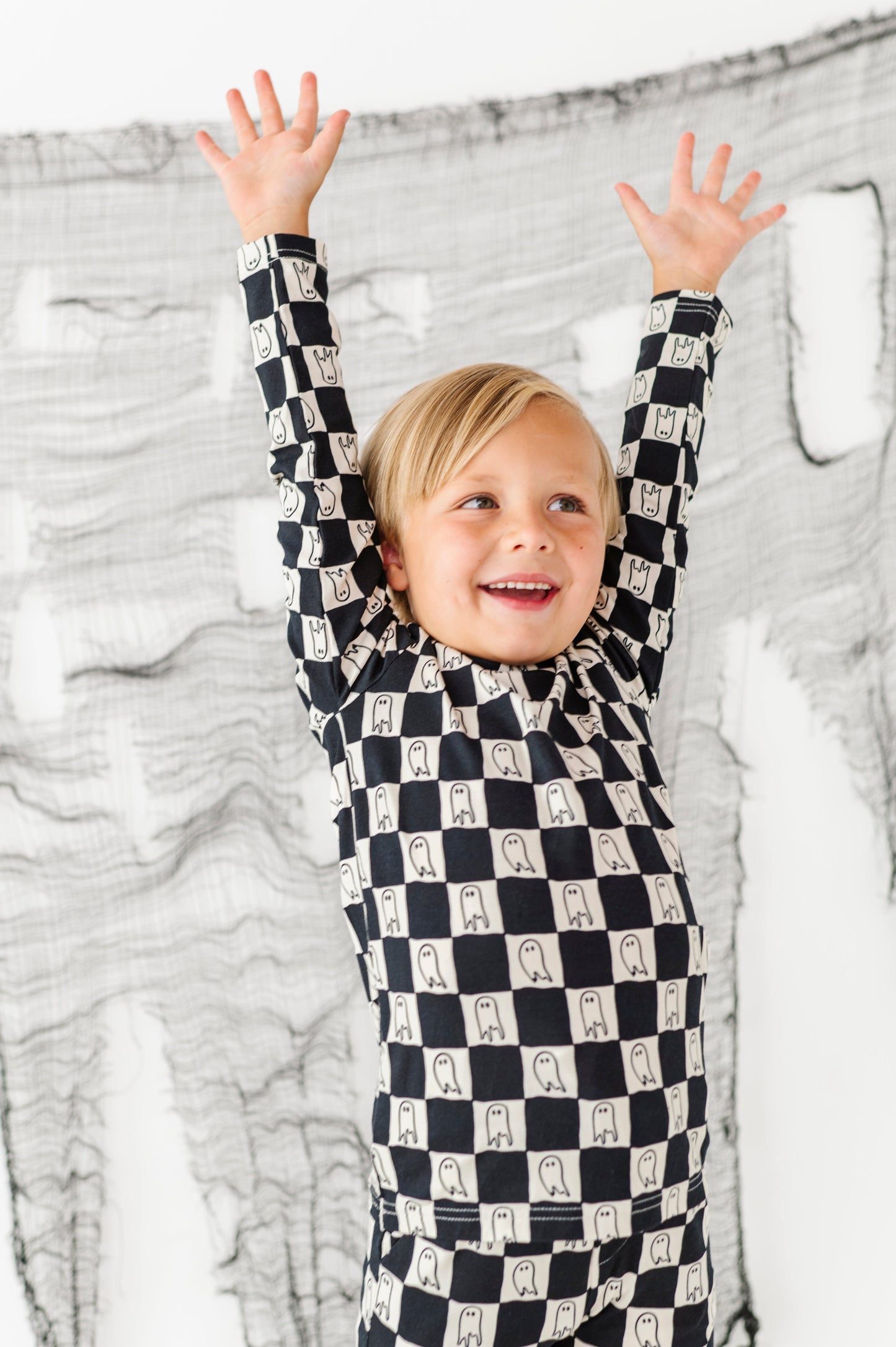 Checkered Ghost | BAMBOO PJ SET