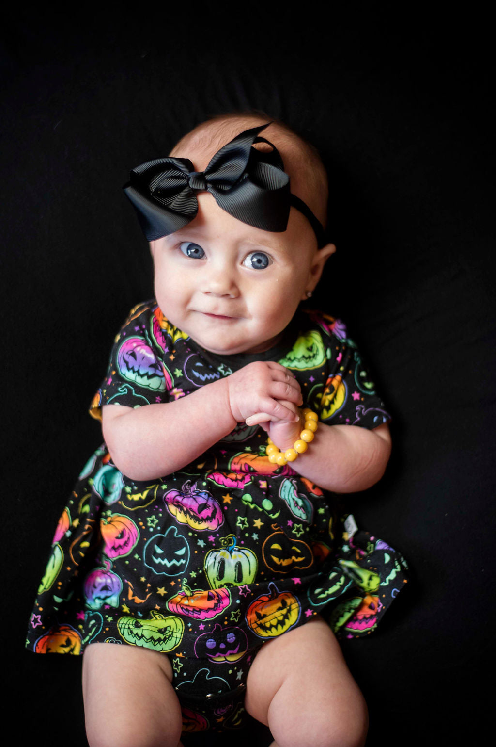 Halloween Pumpkins | Bamboo Baby Bodysuit Dress
