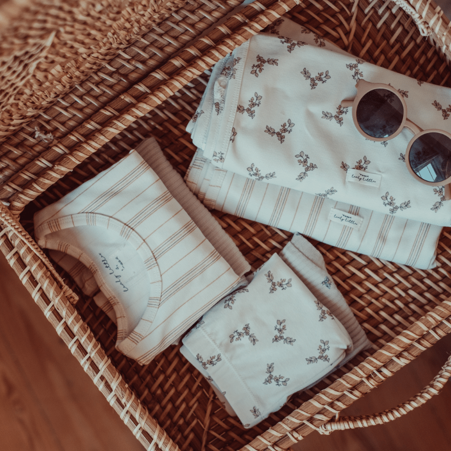 The Printed Headband - Mist Stripe