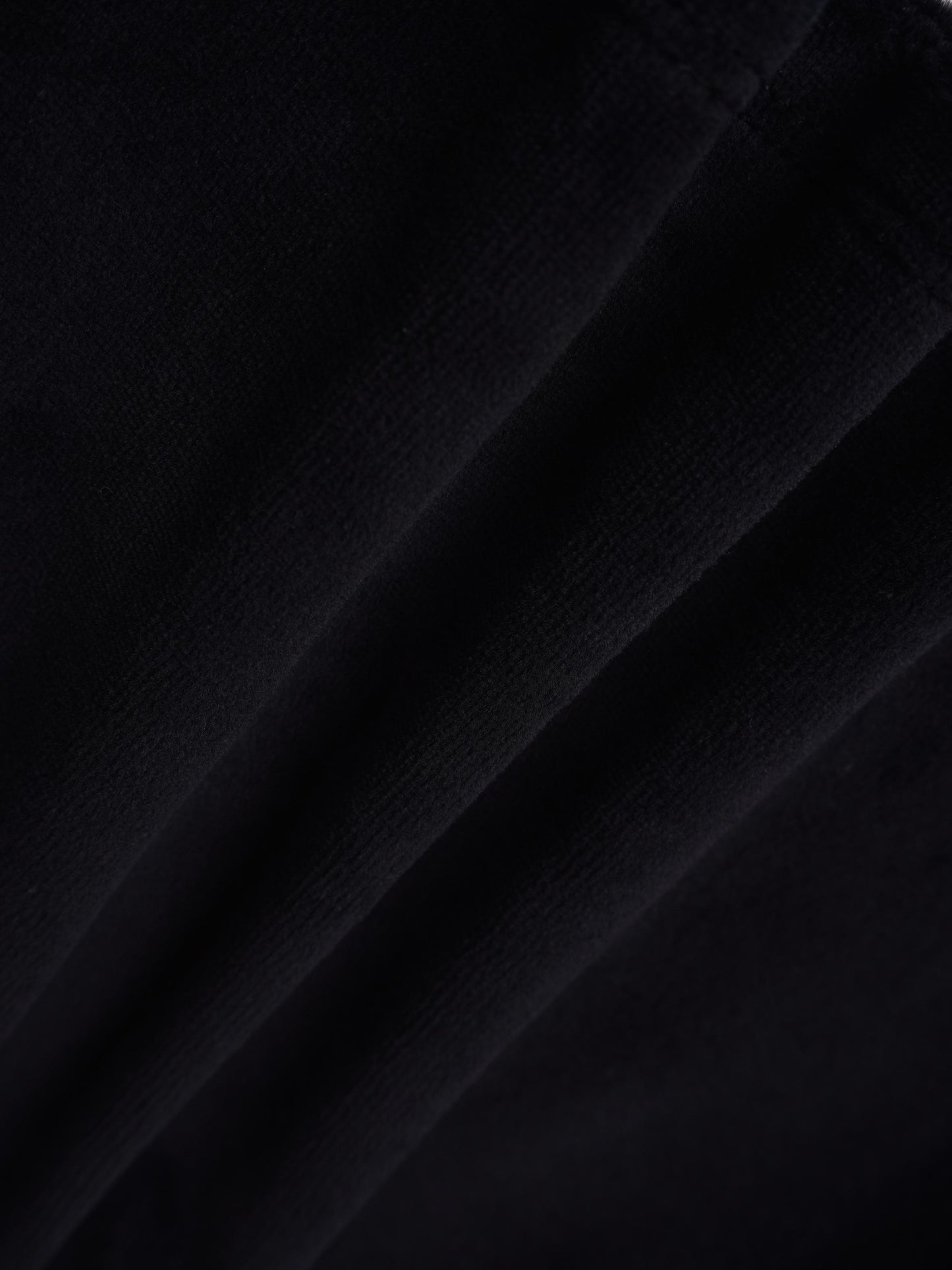 Velour Circle Skirt - Black