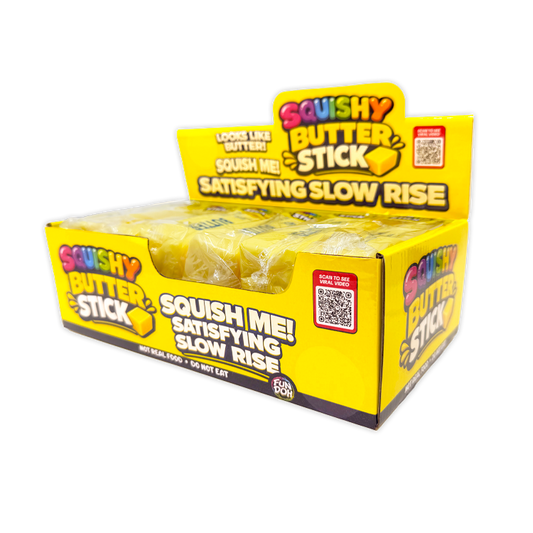 Fun Doh Butter Stick Slow Rise Squishy – Butter-Themed Sensory Stress Toy