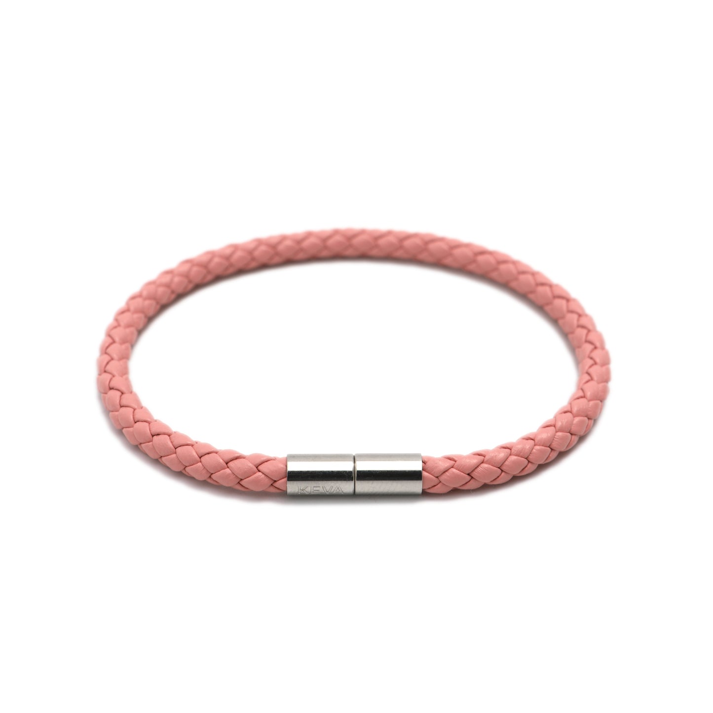Bubble Gum Pink Braided Bracelet