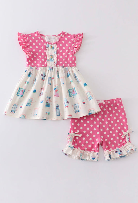 Platinum Balcony Shorts Set