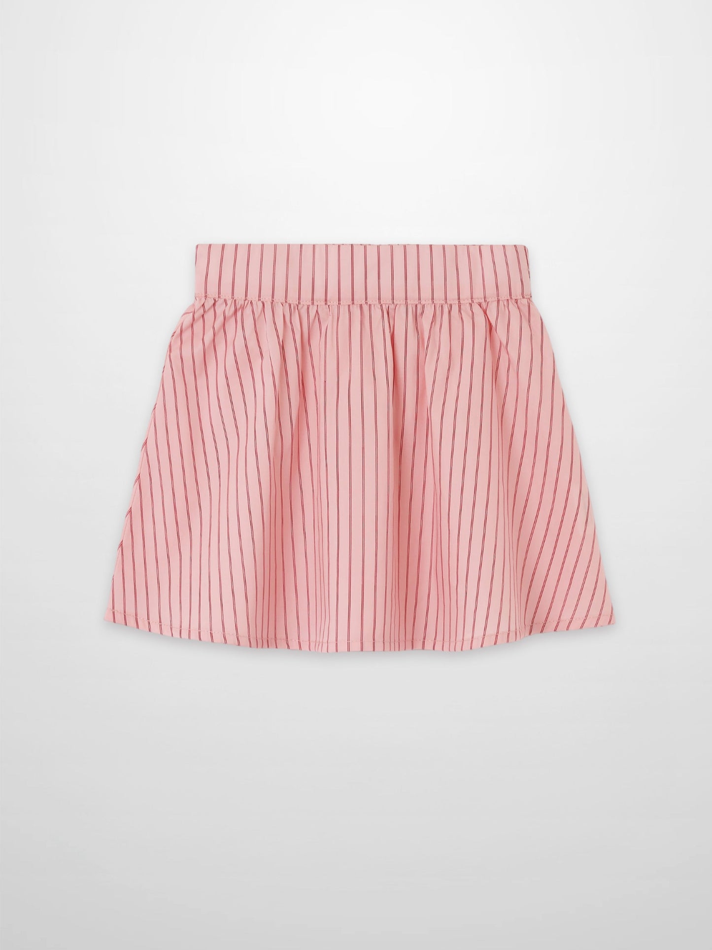 Striped Cotton Skirt - Pink