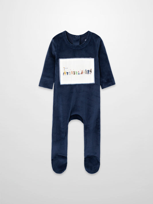 Animal Band Stretchy - Navy