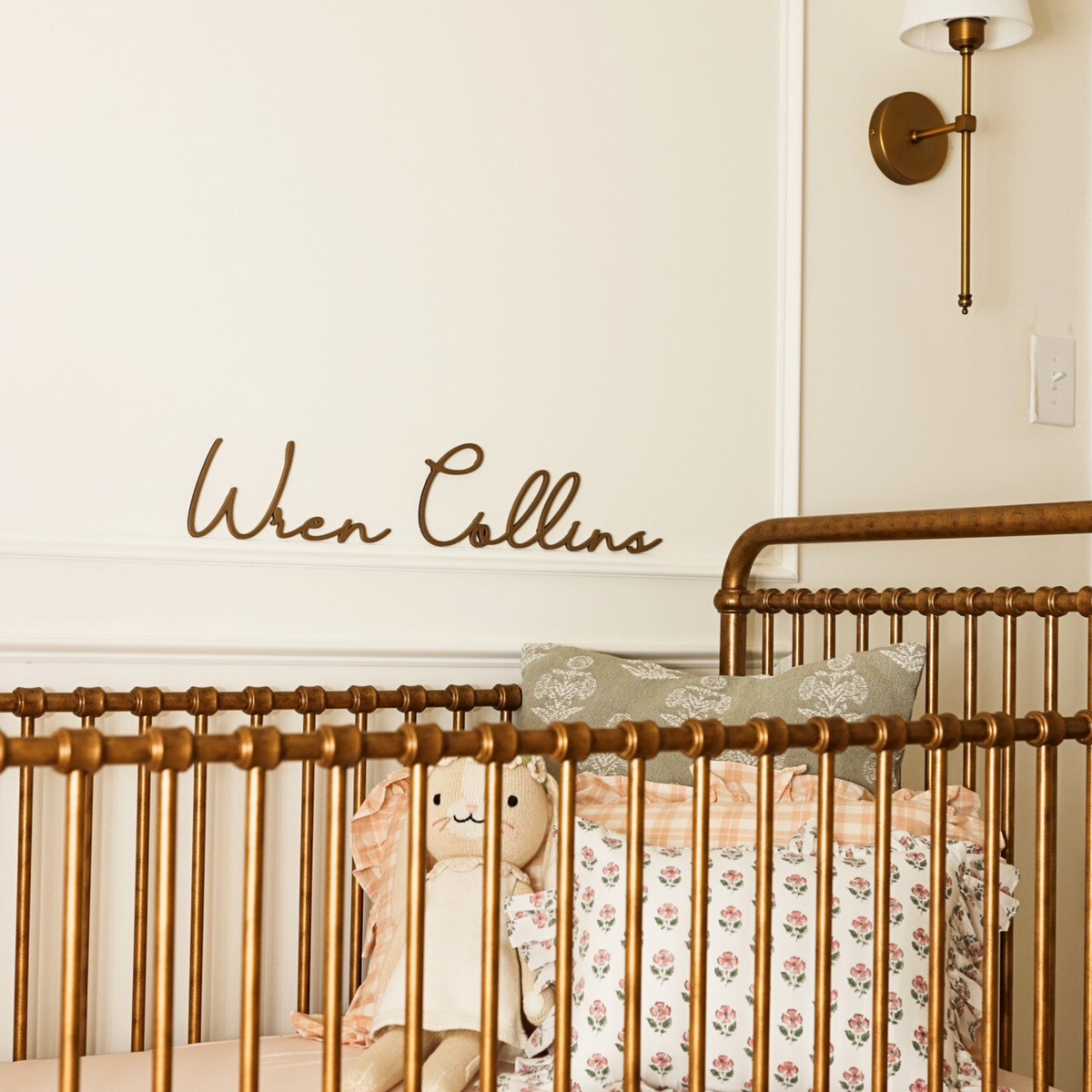 Wood Name Sign