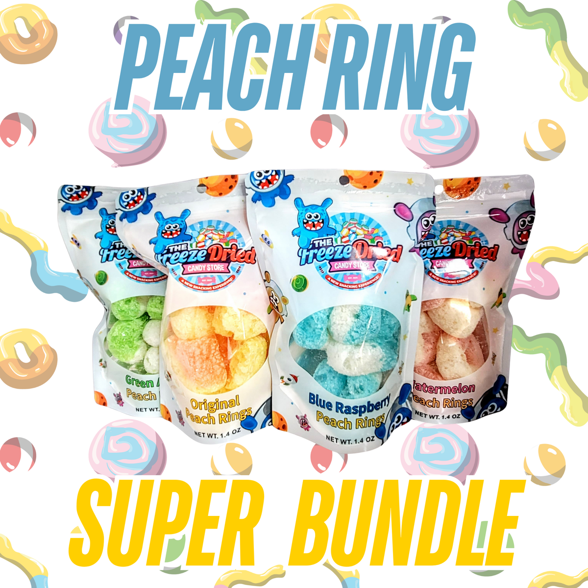 Peach Rings Bundle - 6 bags
