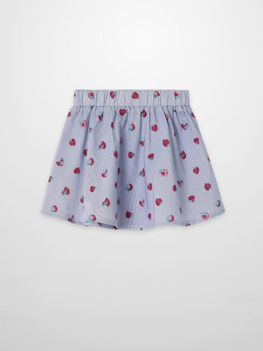 Strawberry Print Skirt
