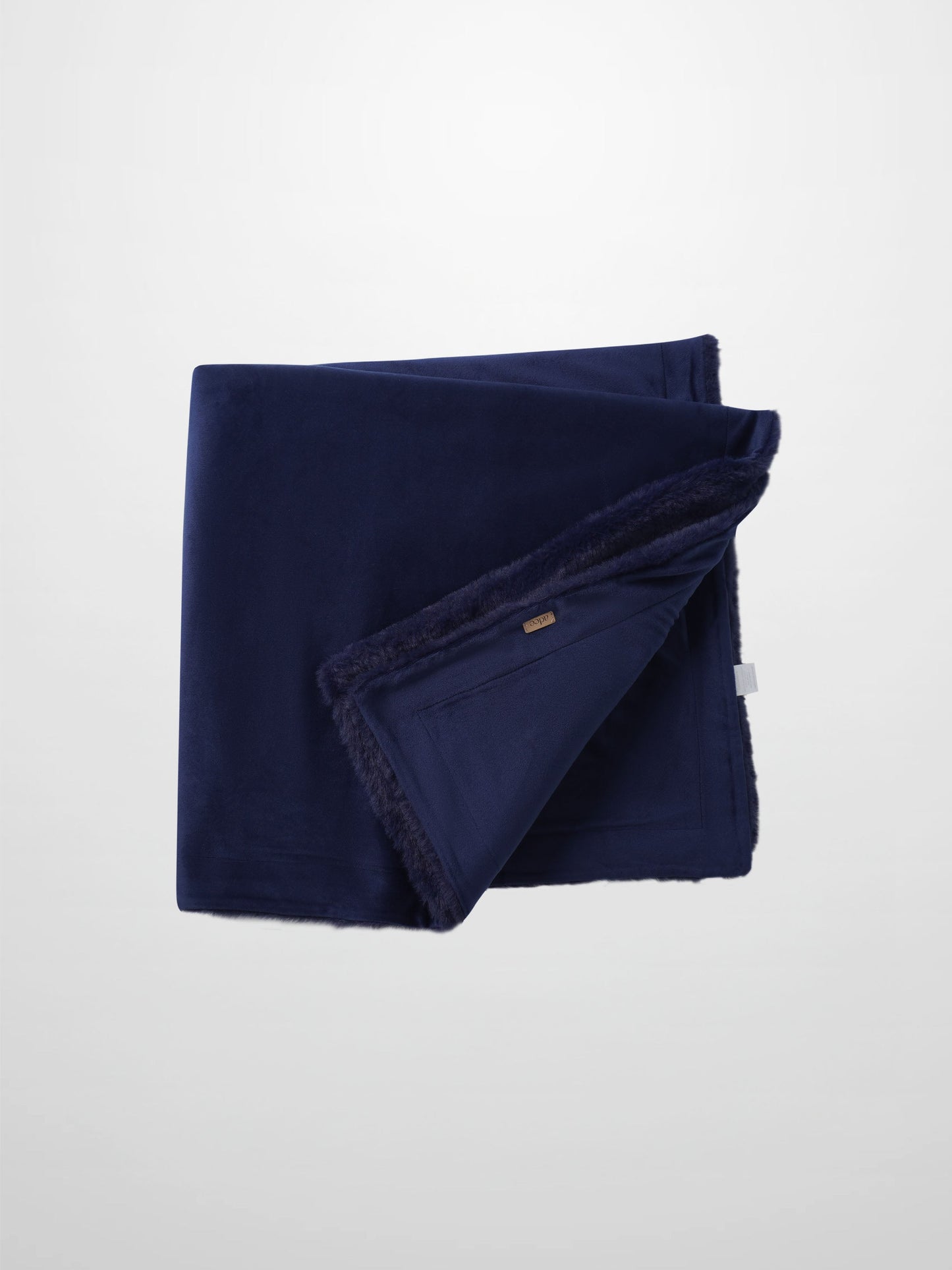 Plush Velour Blanket - Navy