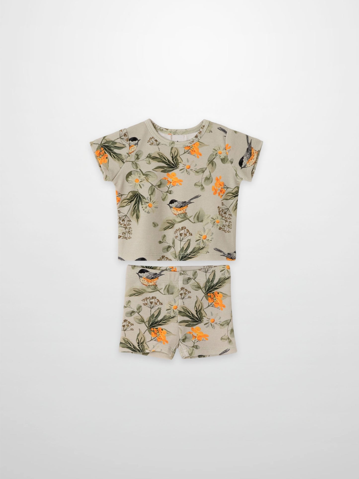 Garden Finch Shorts Set