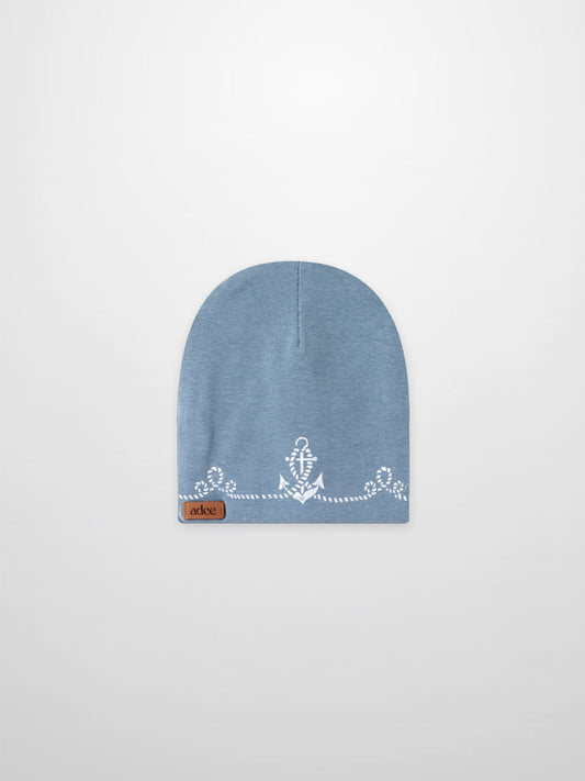 Blue Anchor Beanie