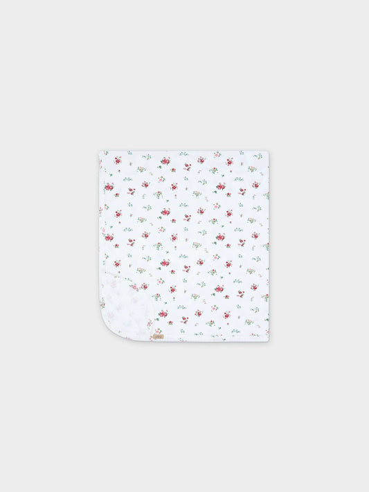 Freesia Flower- Blanket- Red