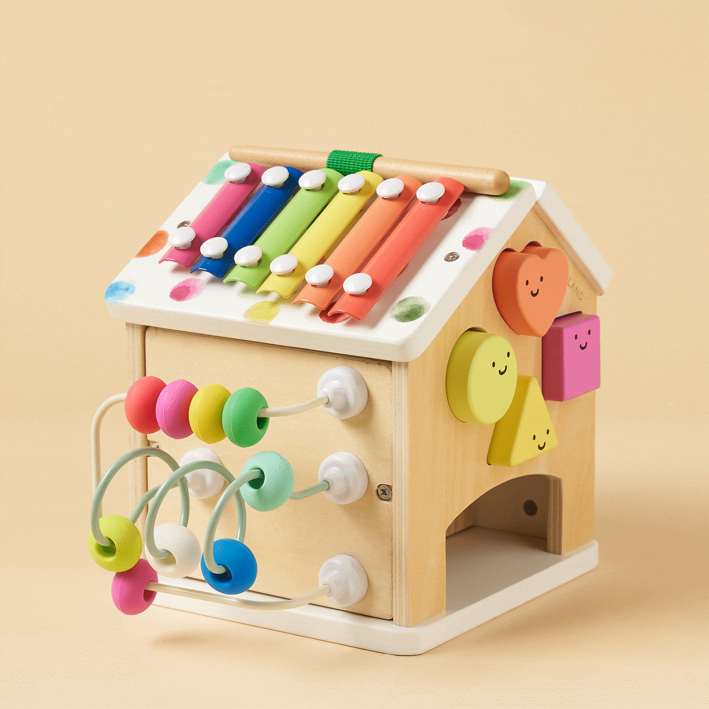 Tiny Land® Cottage Activity Cube - Rainbow