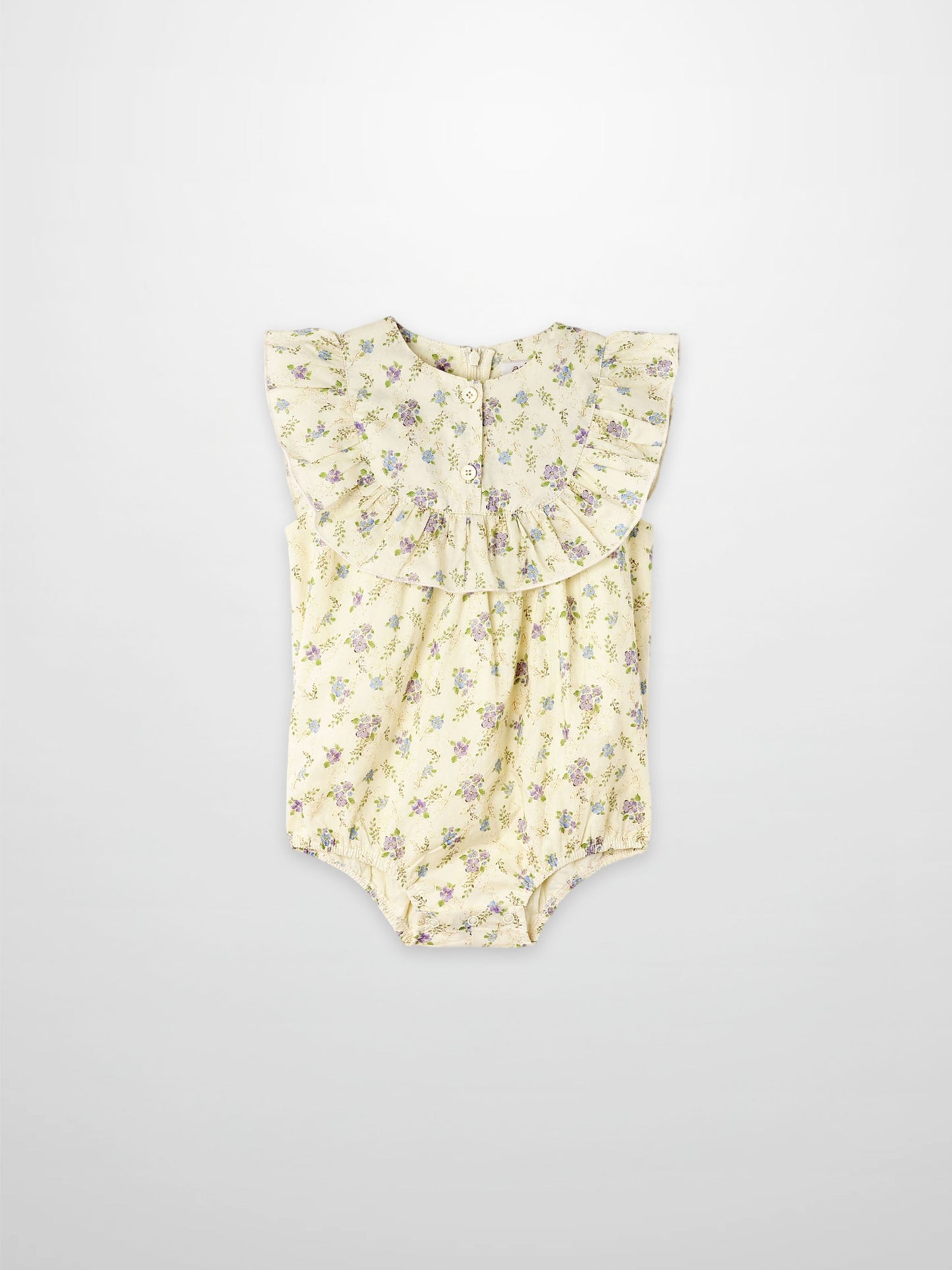 Ivory Flower Romper