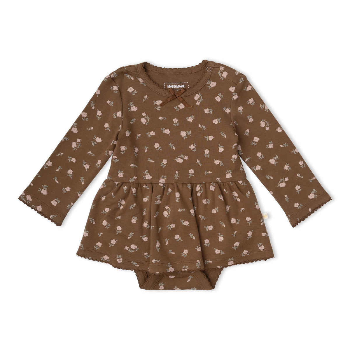 Organic Bodysuit Dress & Leggings Set - Primrose