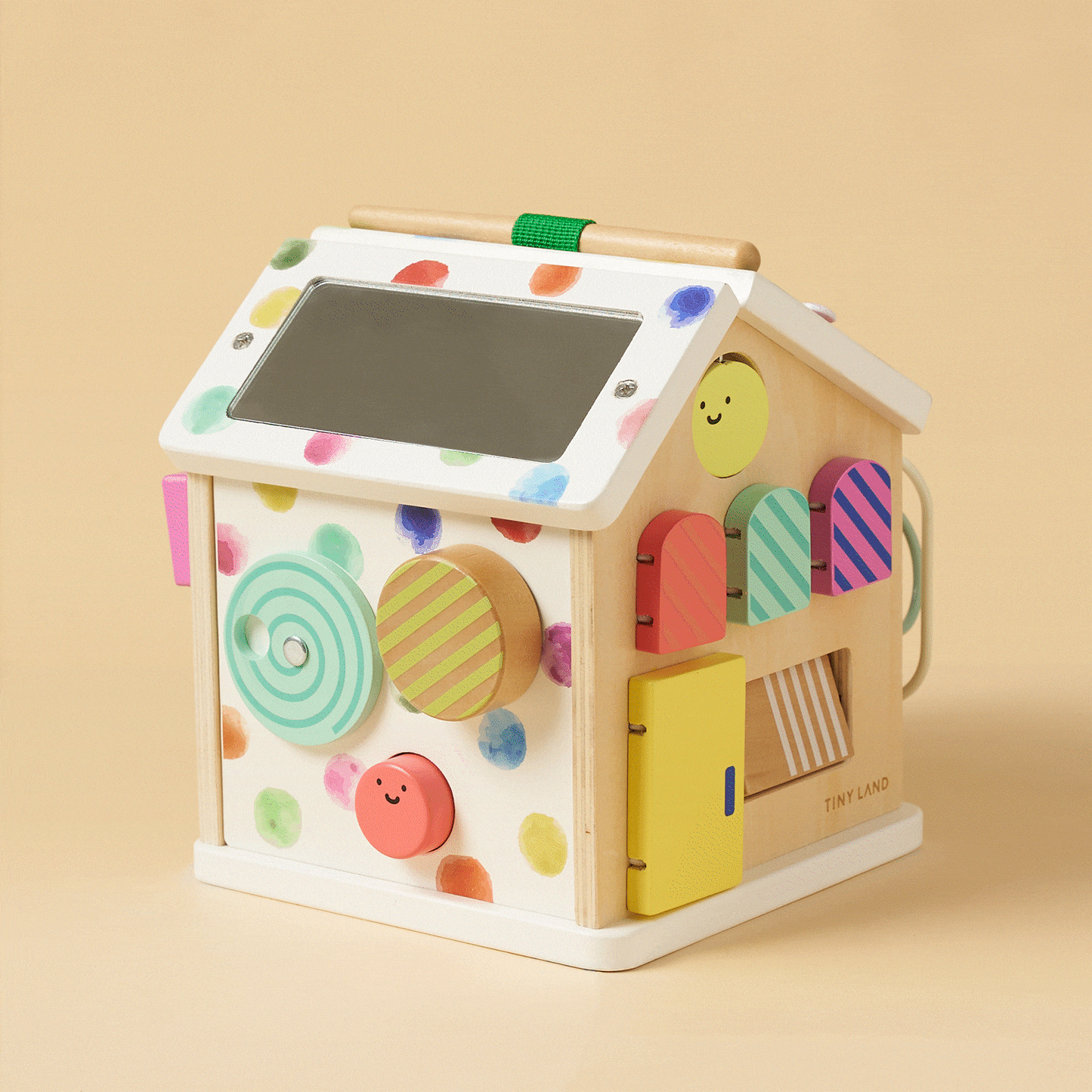 Tiny Land® Cottage Activity Cube - Rainbow