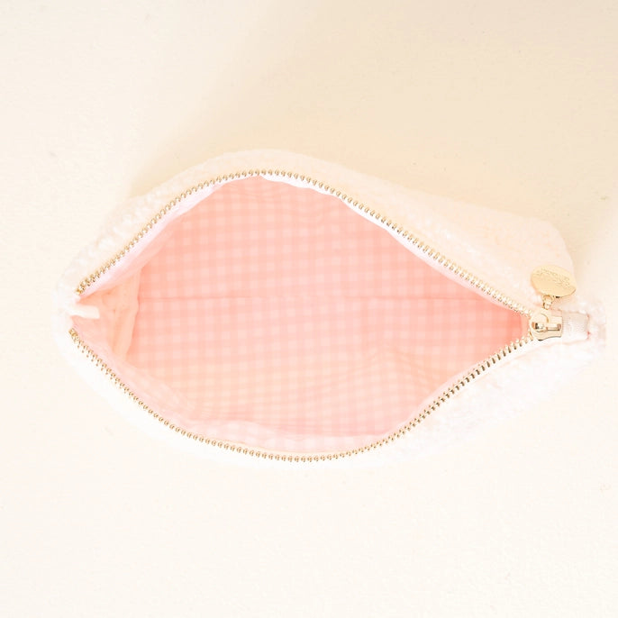 Teddy Pouch – Bow Affair Christmas Makeup & Travel Bag
