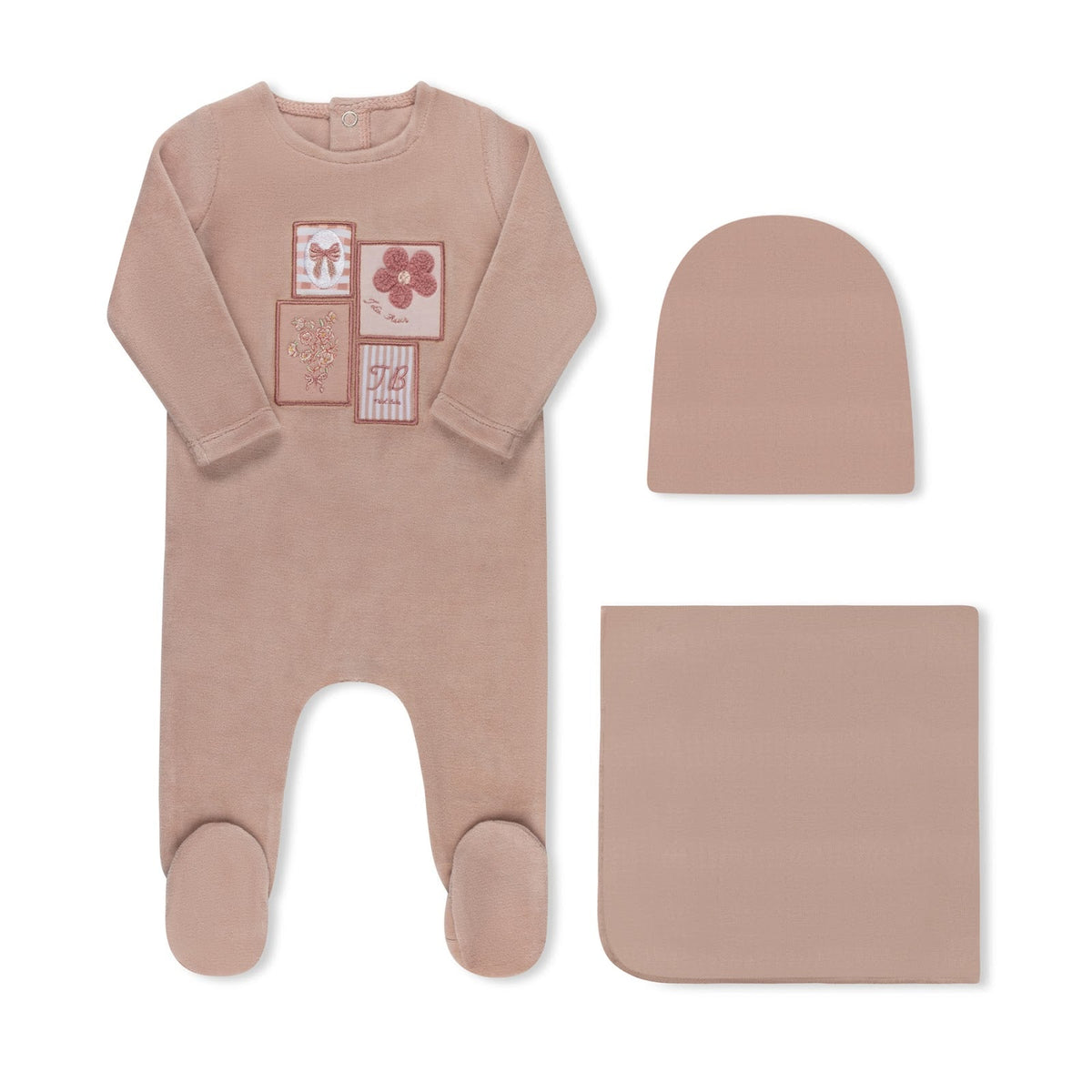 Wall Art Velour Collection Pink - Full Set