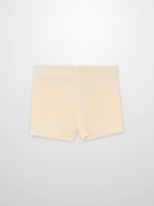 Biker Shorts Non Ribbed-Off White