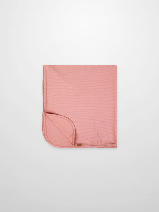 Thin Ribbed Blanket - Pink