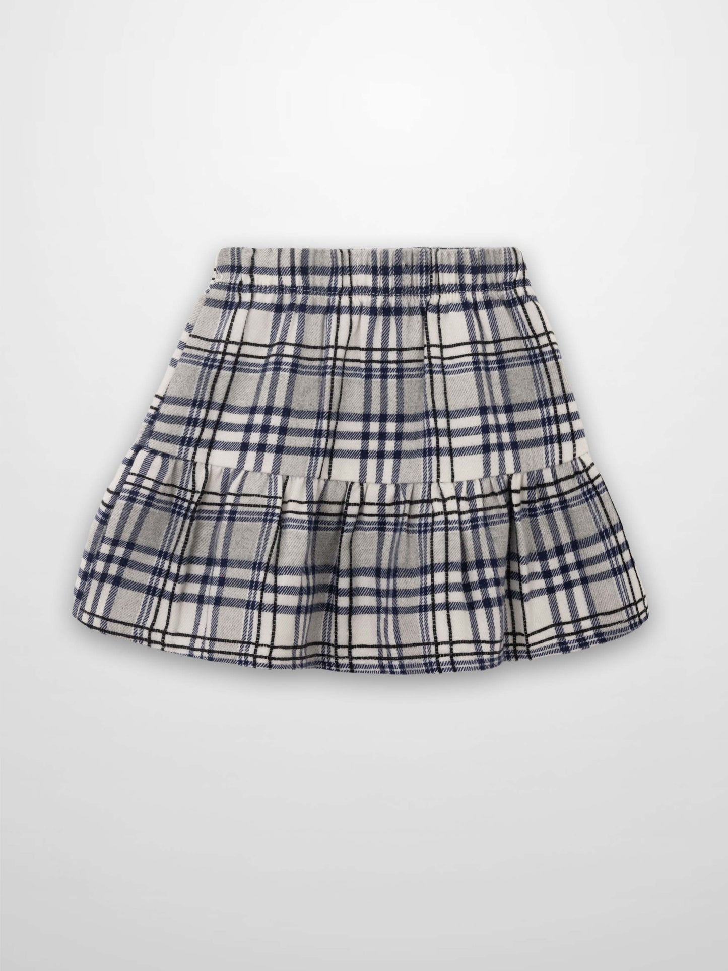 Plaid Skirt - Blue
