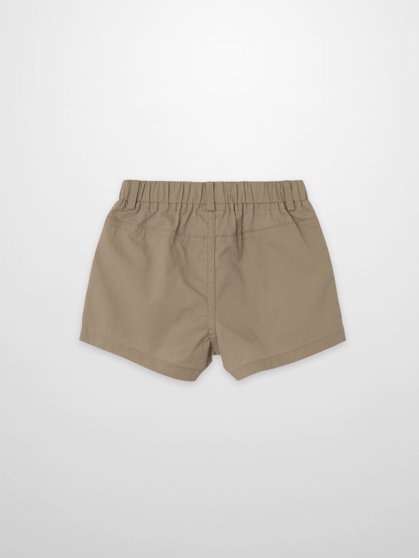 Tan Cotton Shorts
