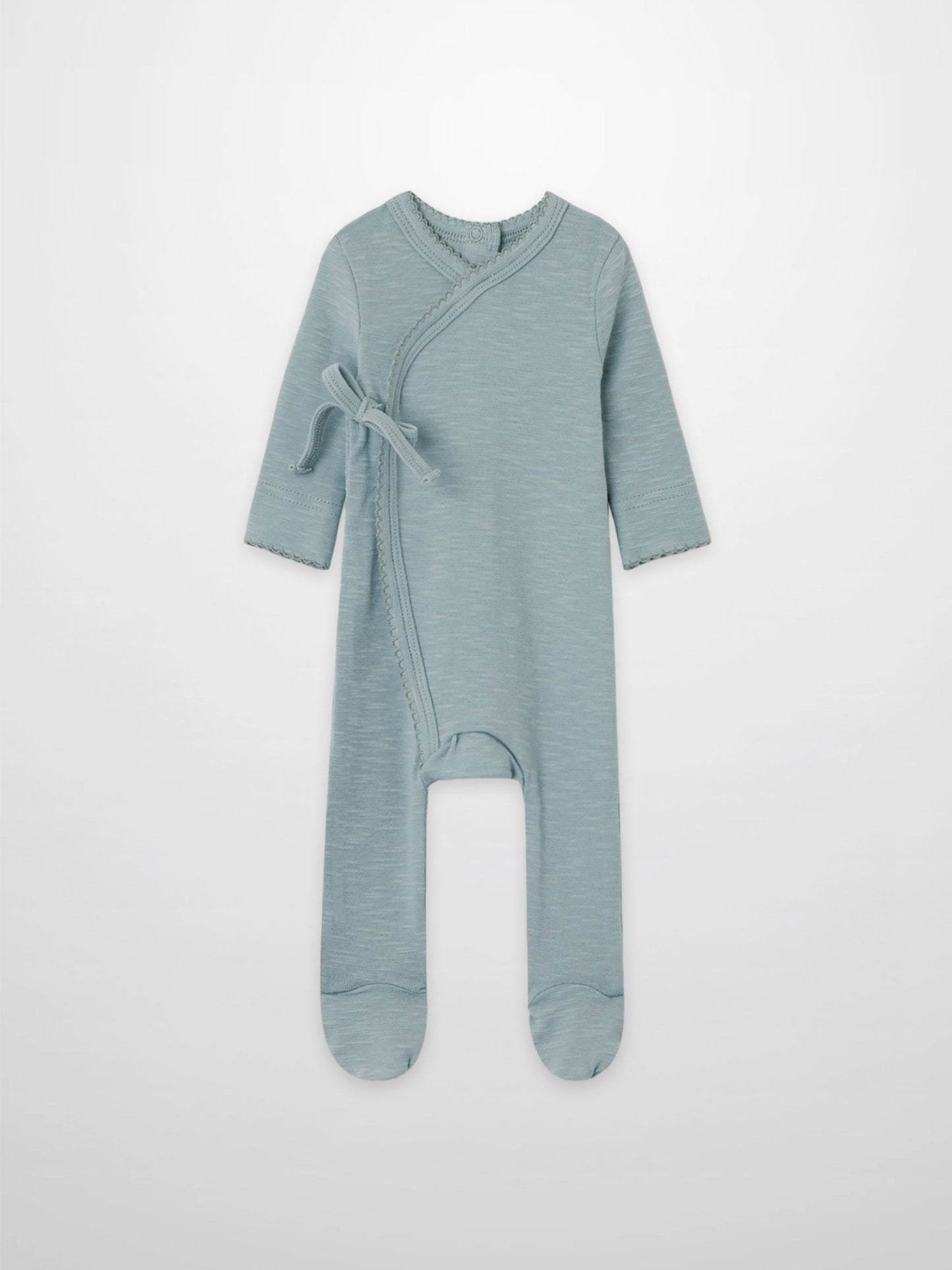 Blue Scalloped Stretchy