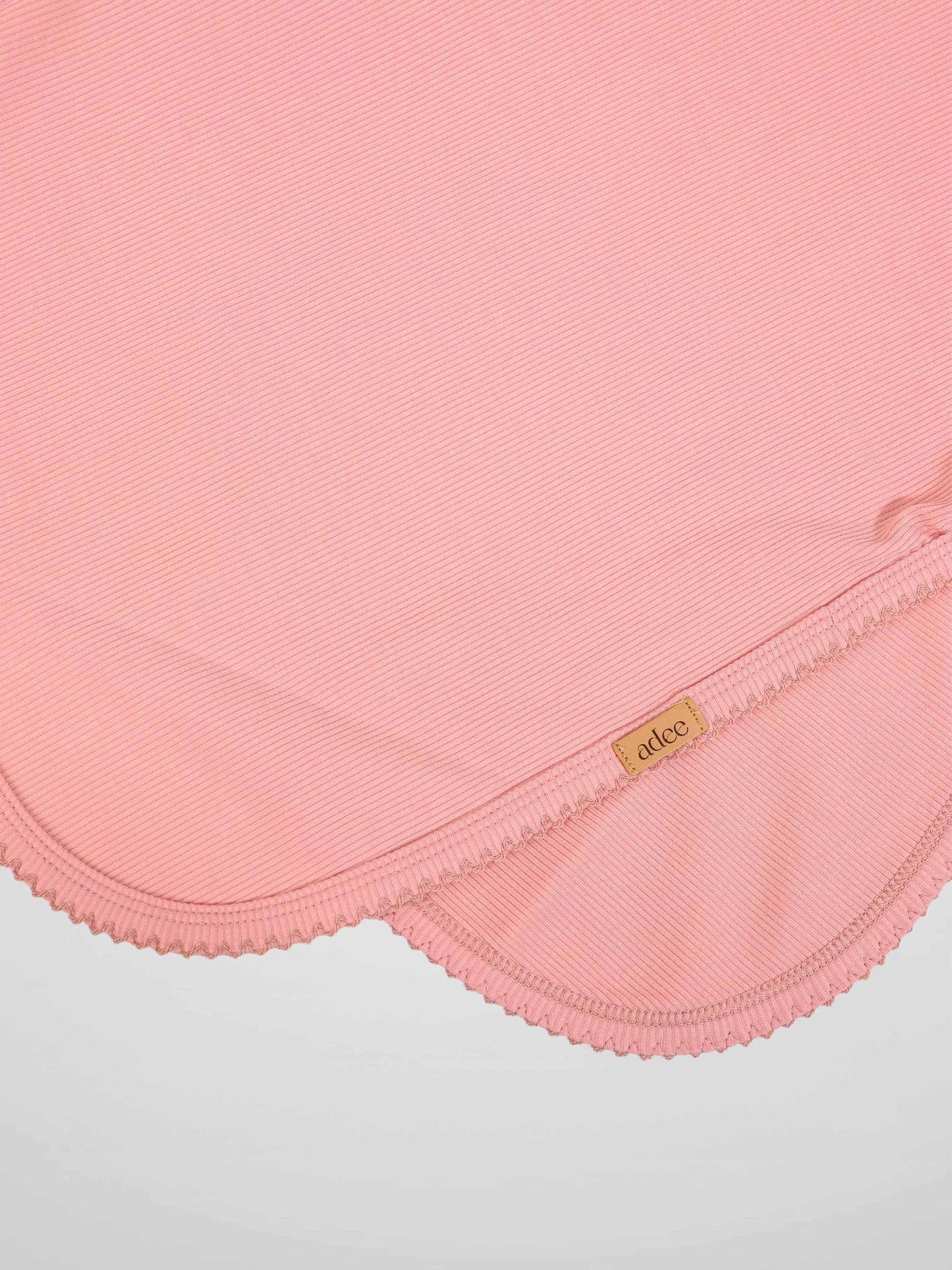 Thin Ribbed Blanket - Pink