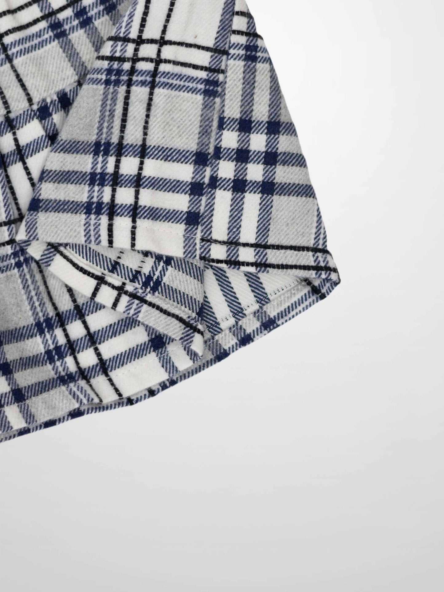 Plaid Skirt - Blue