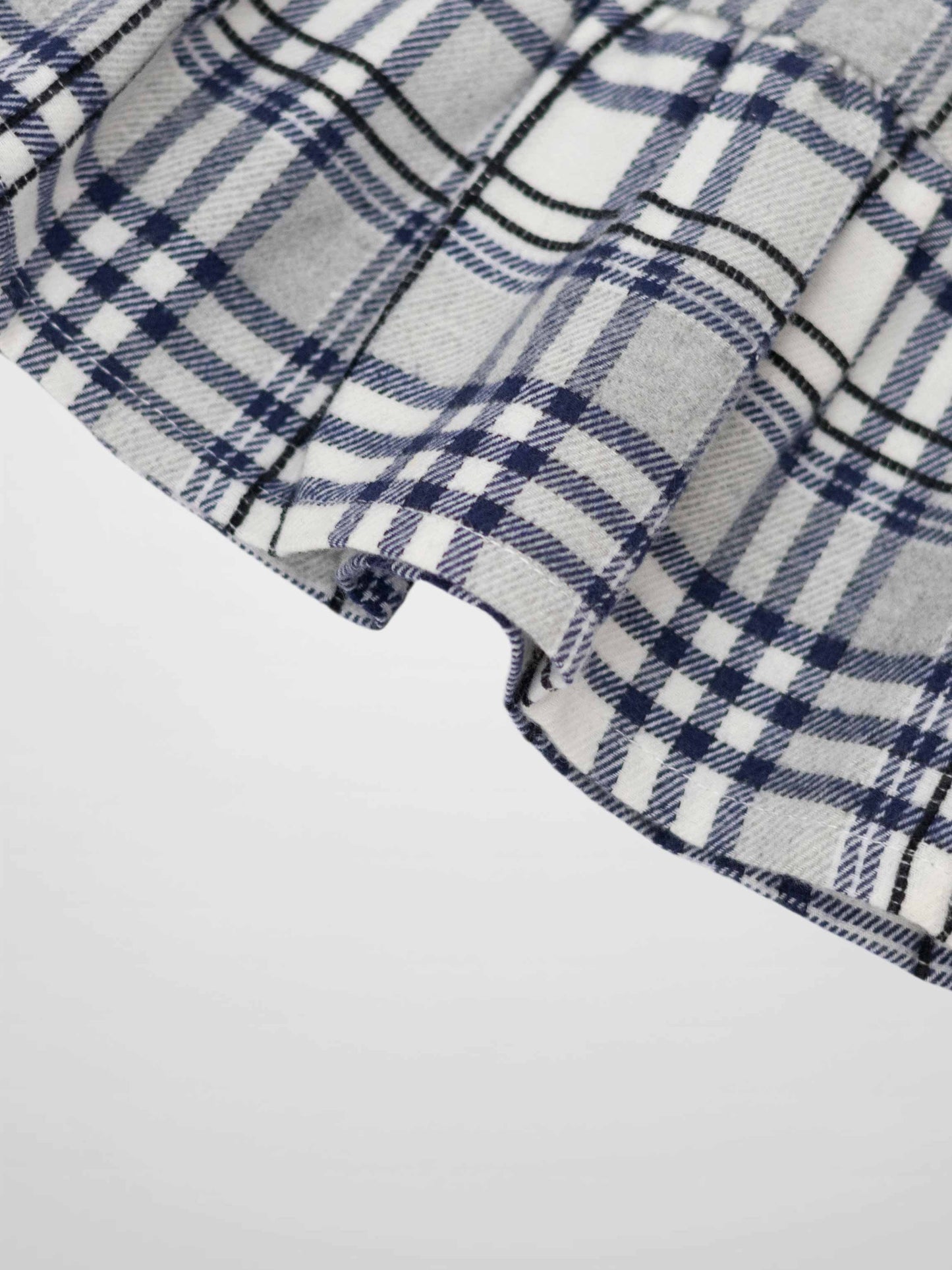 Plaid Skirt - Blue