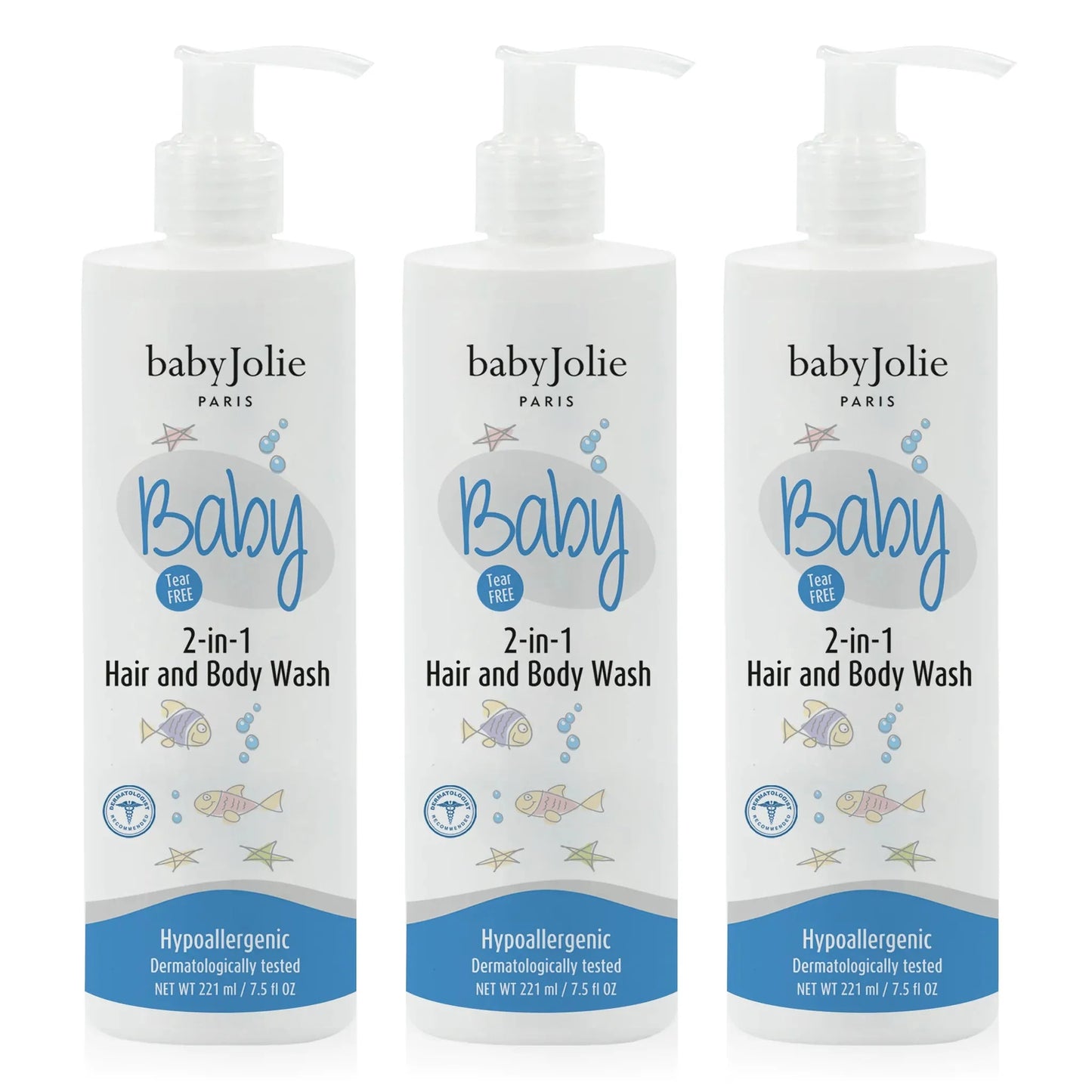 2-in-1 Hair and Body Wash | 3 Pack