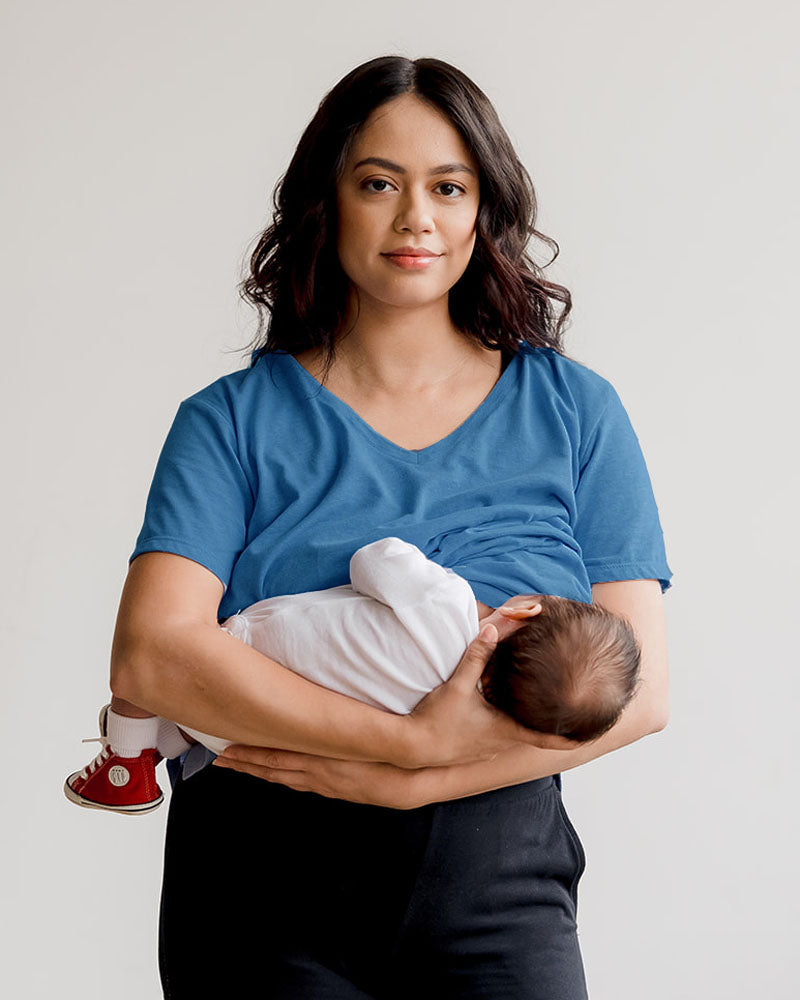 Everywhere Nursing & Maternity V-Neck Tee - The Bolds