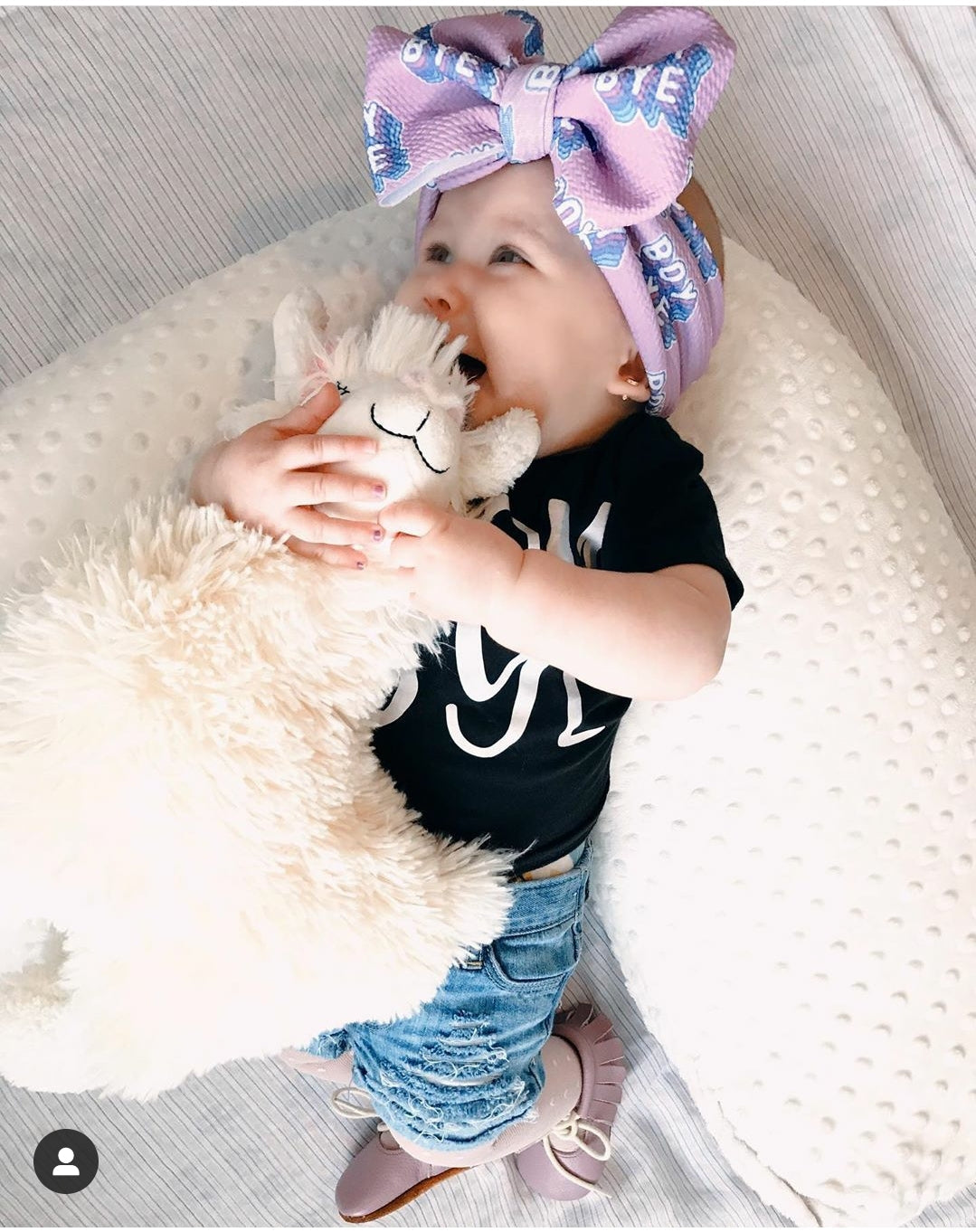 Award-Winning Nursing Pillow - Grey & White Stripe Design | Ergonomic Breastfeeding Support | Luna Lullaby