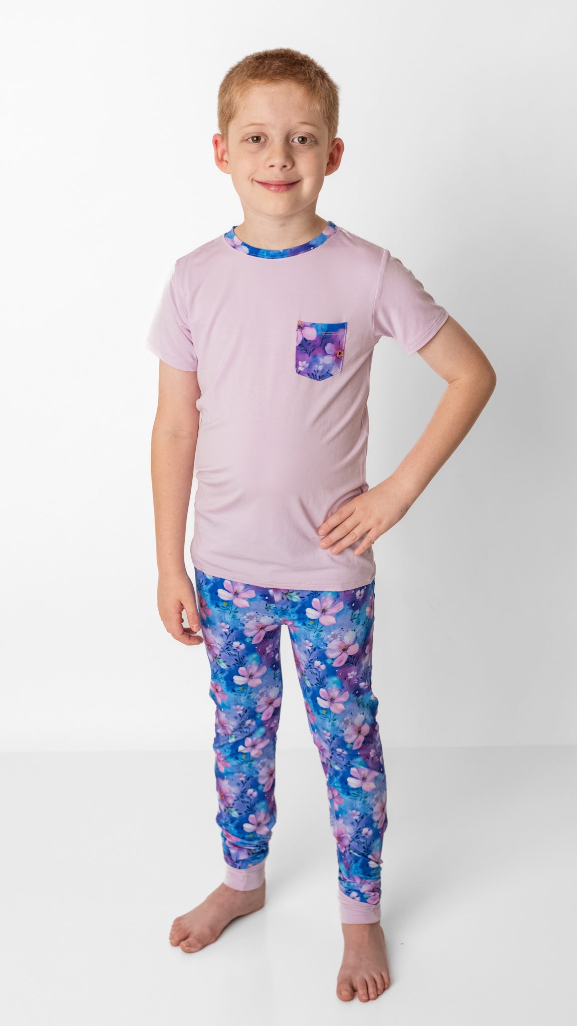 Orchid | Bamboo Toddler & Kids Pocket T-Shirt