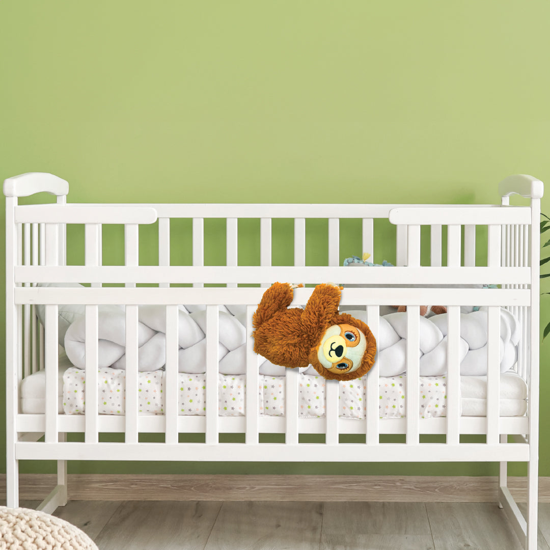 Shusher Sloth + 6-Pack Shushie™ Pacifiers – Soothing Bundle with Cuddly Cry Detection
