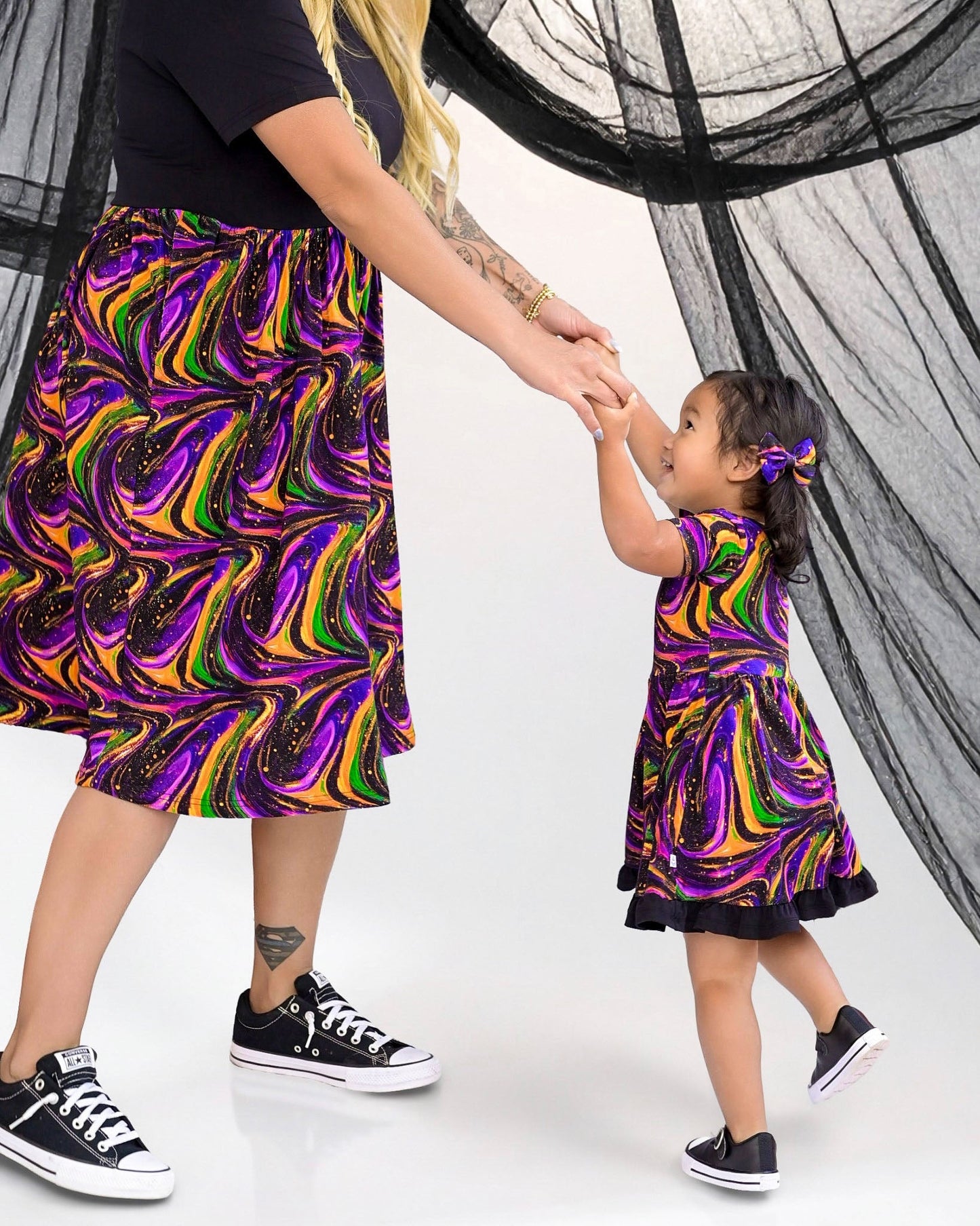 Halloween | Magic Swirls | Women's Bamboo Dress