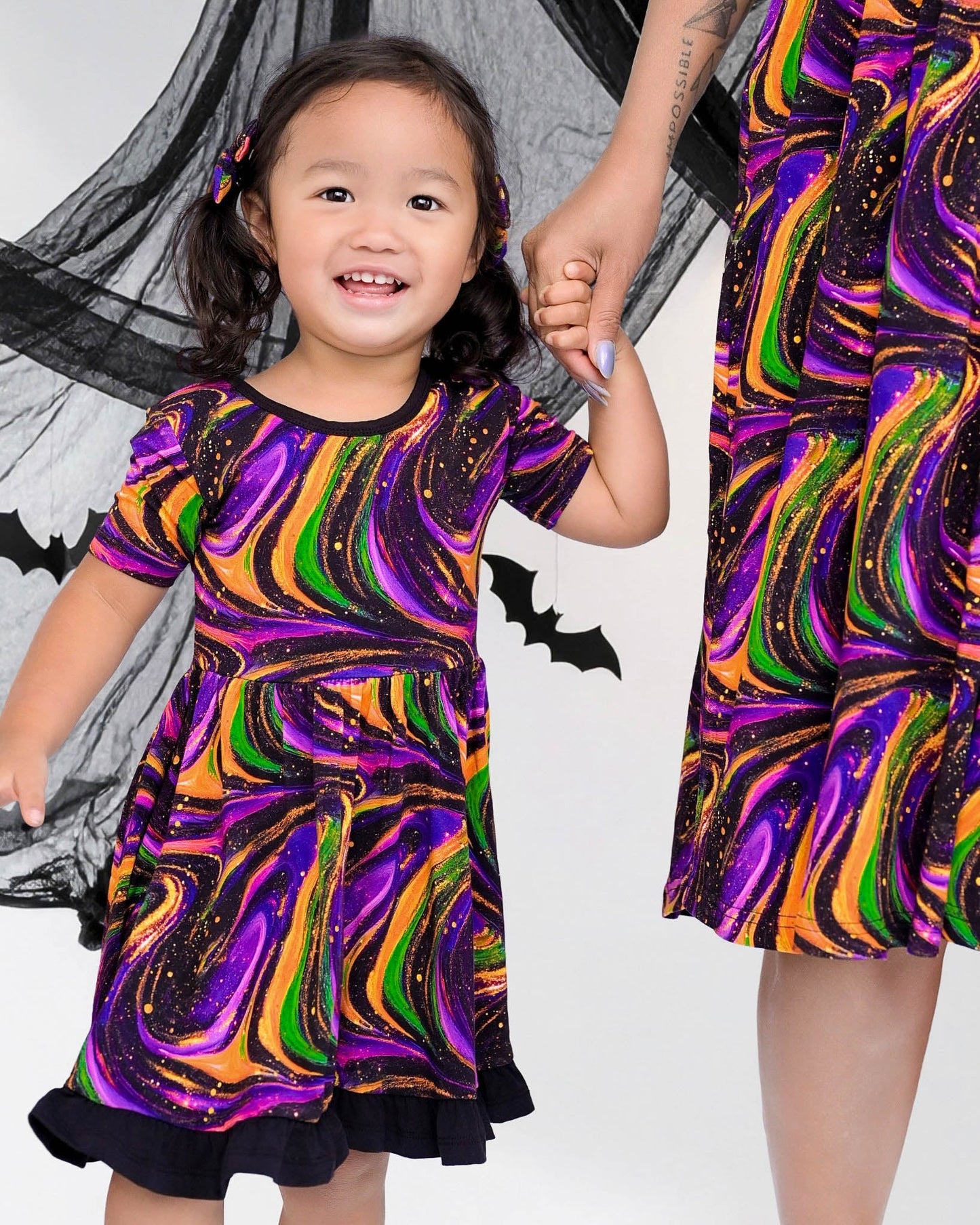 Halloween | Magic Swirls | Women's Bamboo Dress