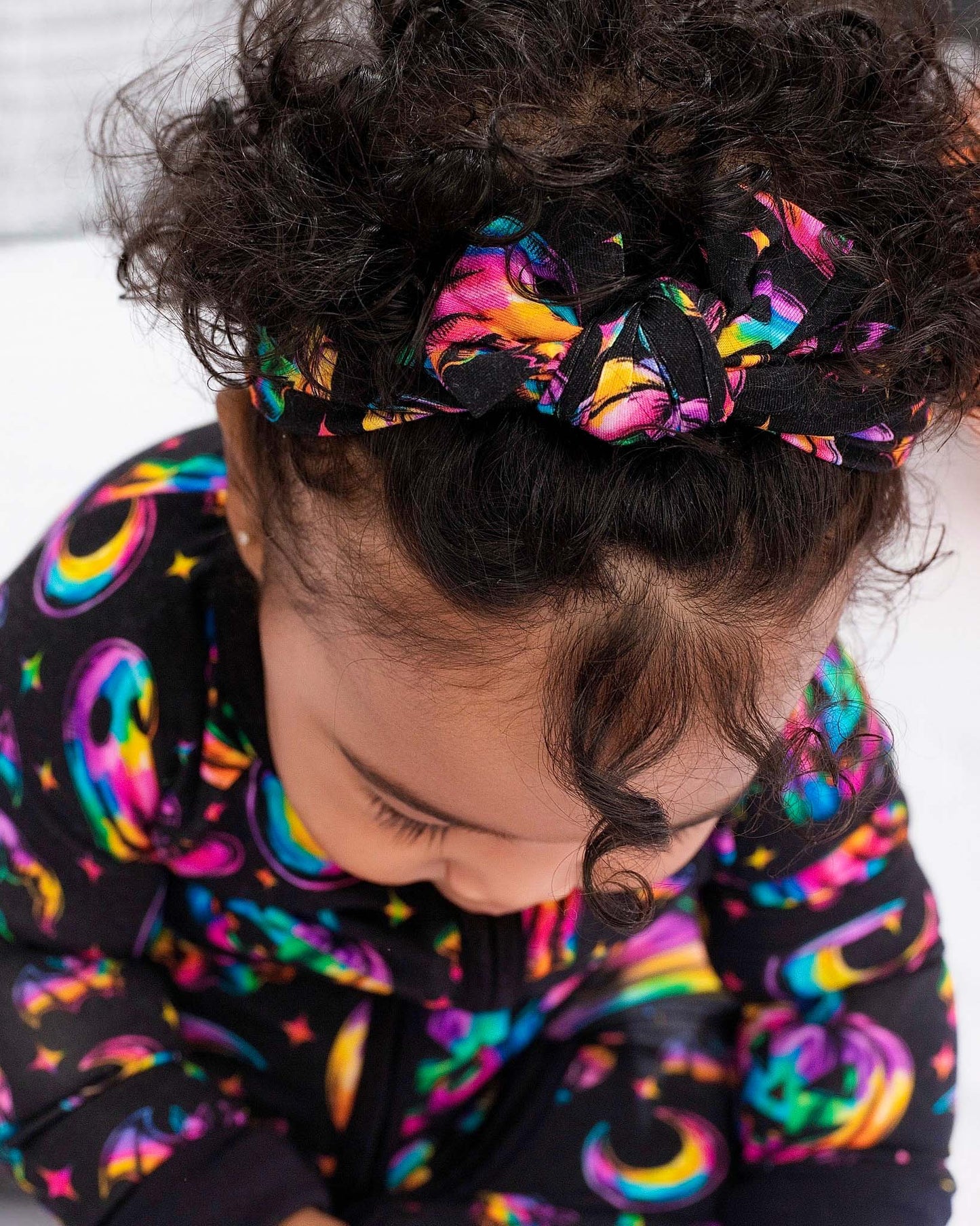 Halloween | Rainbow Haunts | Bamboo Headband Bow