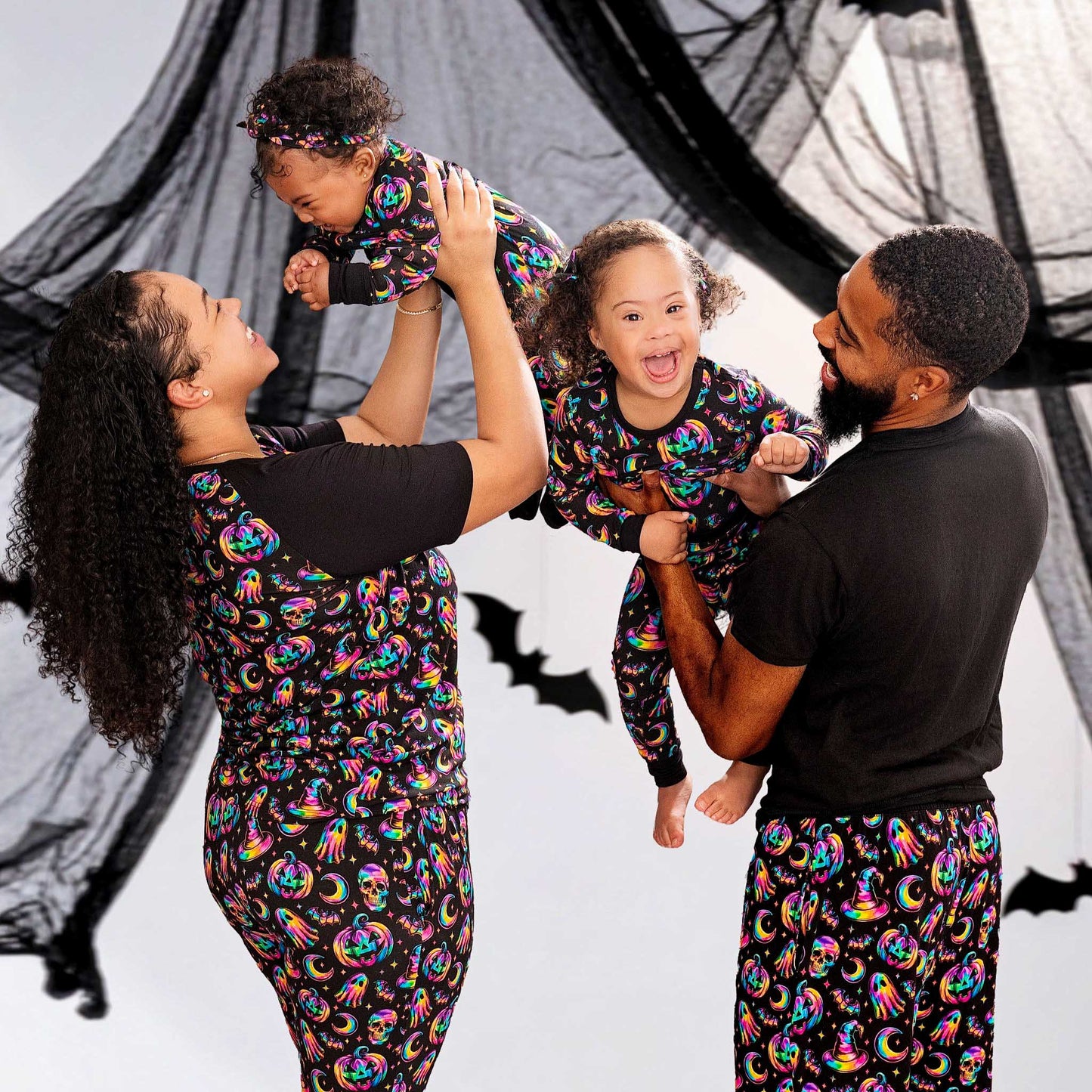 Halloween | Rainbow Haunts | Bamboo Zipper Pajamas