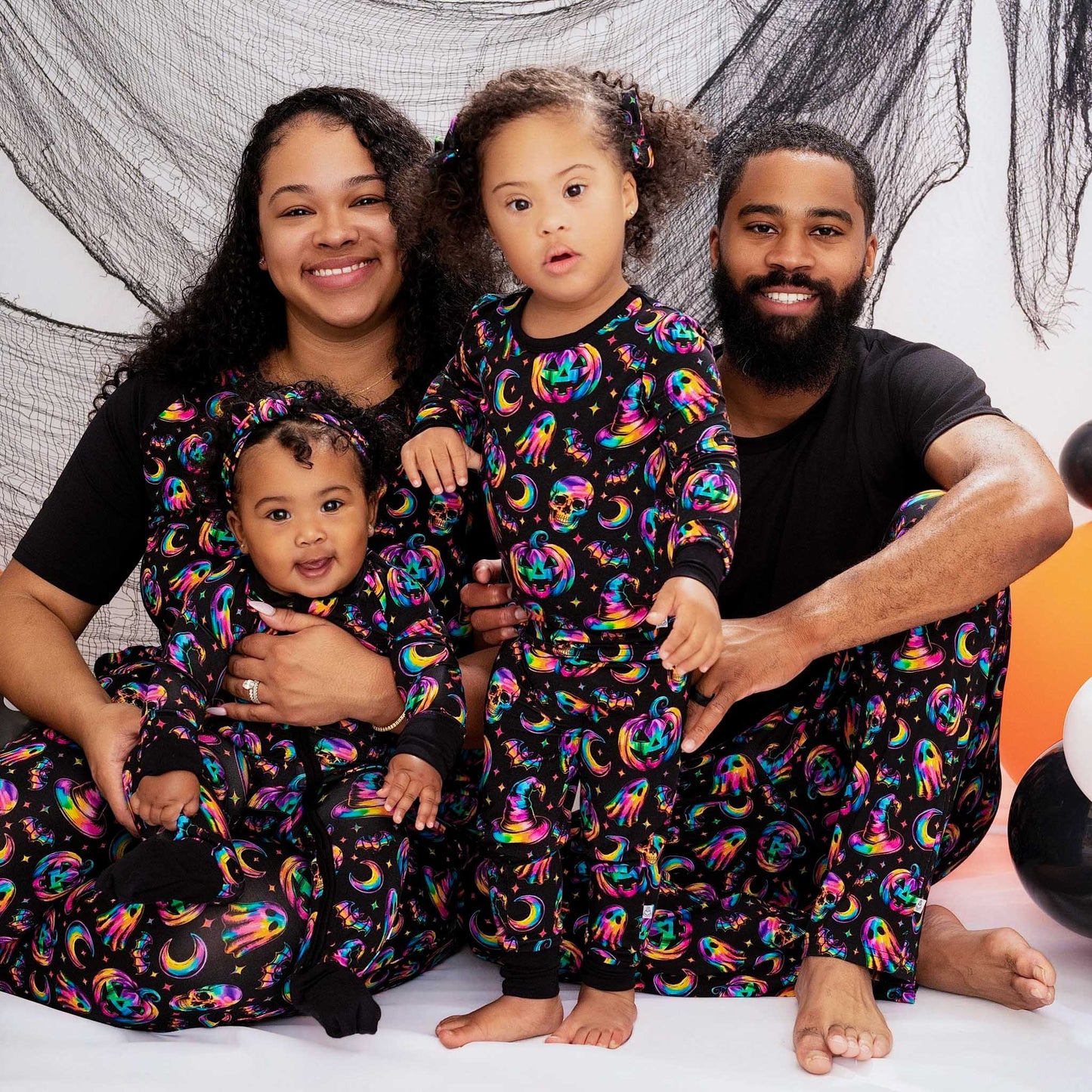 Halloween | Rainbow Haunts | Bamboo Zipper Pajamas