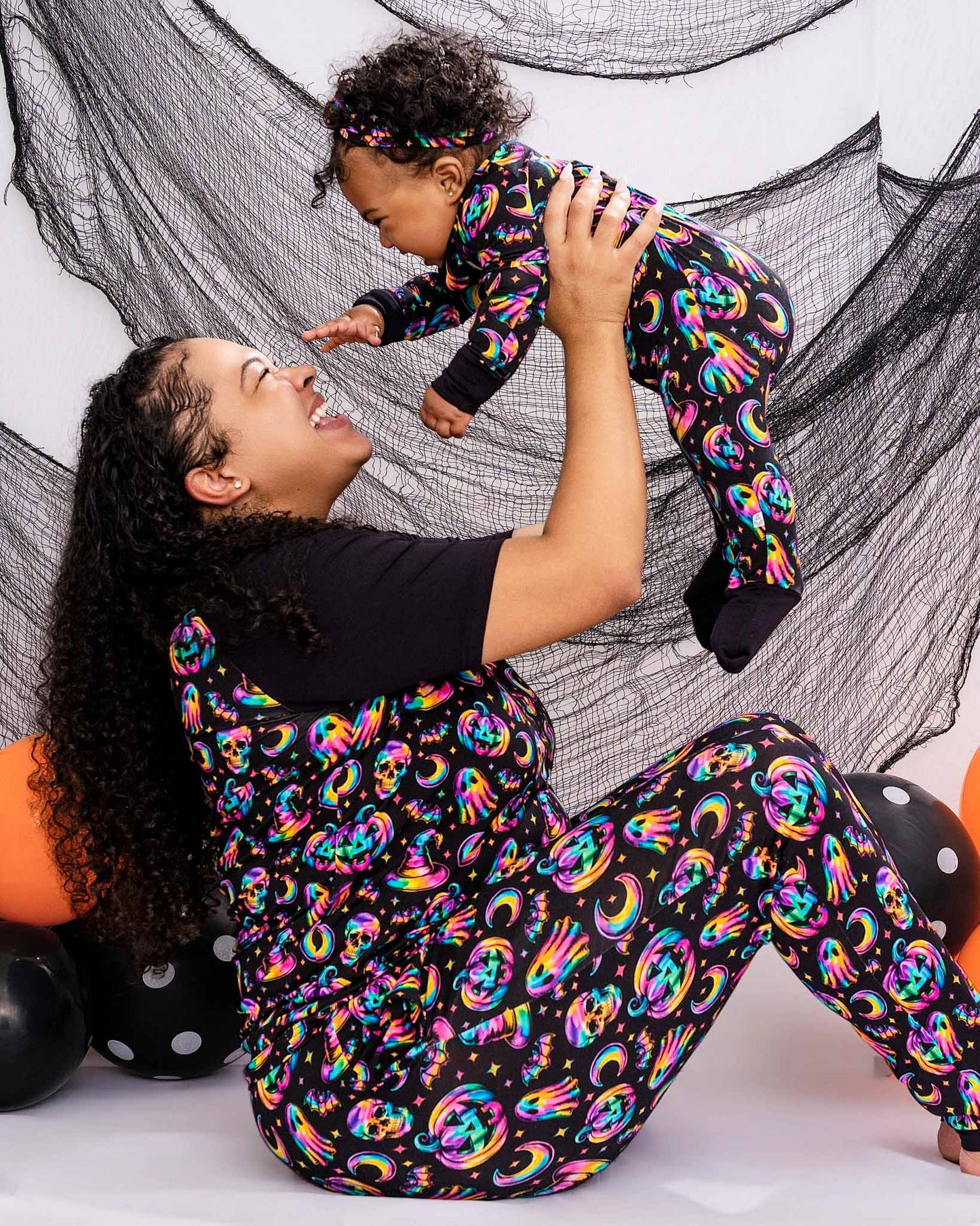 Halloween | Rainbow Haunts | Bamboo Zipper Pajamas