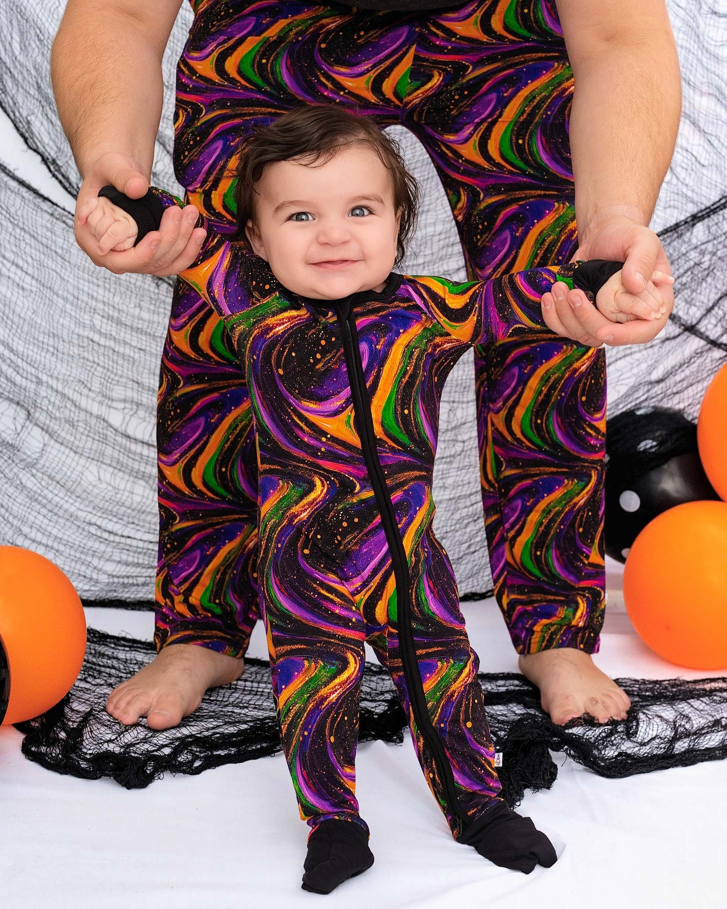 Halloween | Magic Swirls | Bamboo Zipper Pajamas
