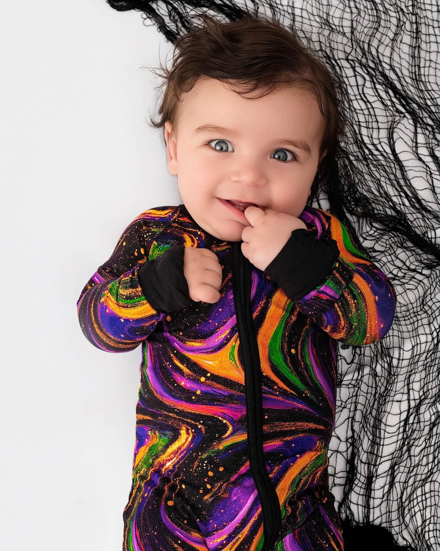 Halloween | Magic Swirls | Bamboo Zipper Pajamas