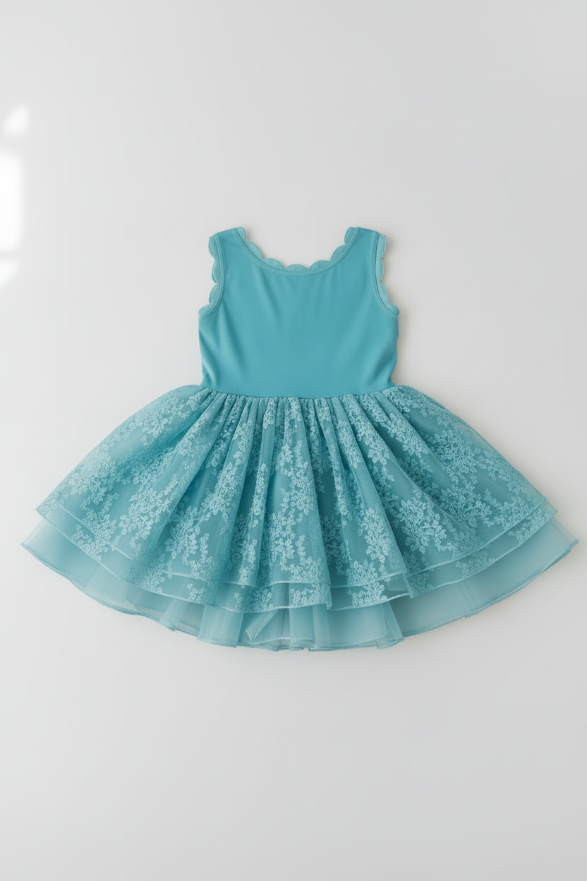 Daphne Short Dress and Shorts ~ Blue