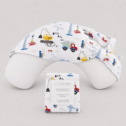 Dig It! Print Nursing Pillow Cover | Luna Lullaby