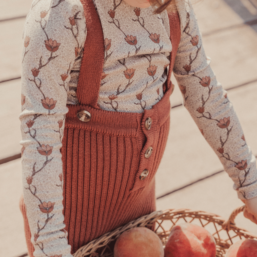 The Knit Overall - Rosewood