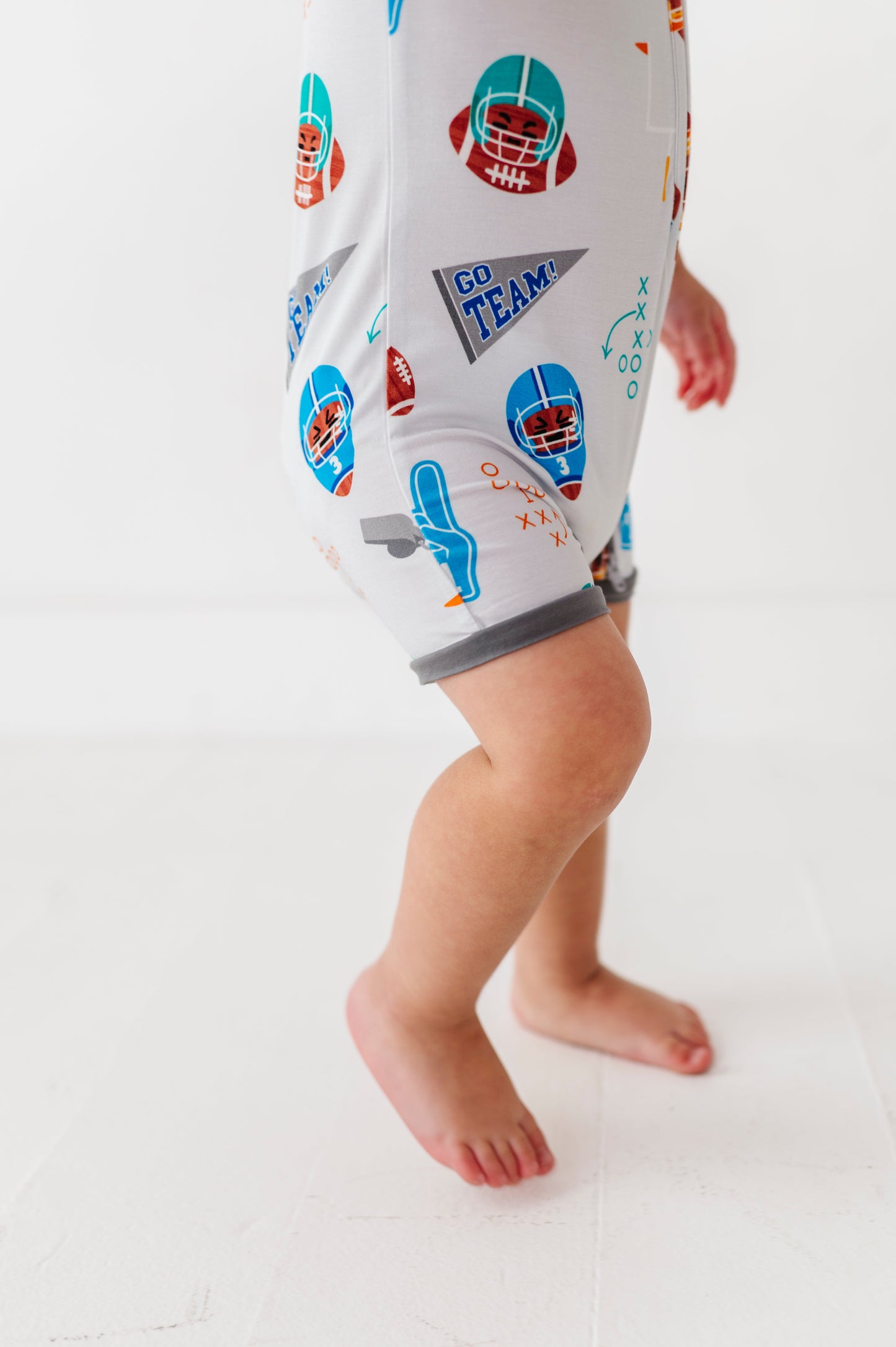 Gridiron Greats Zip Shortie Romper