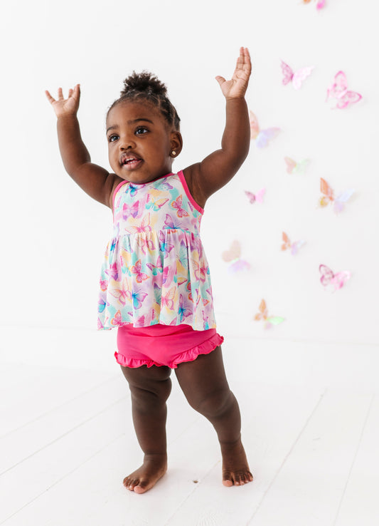 Dahlia Peplum Set
