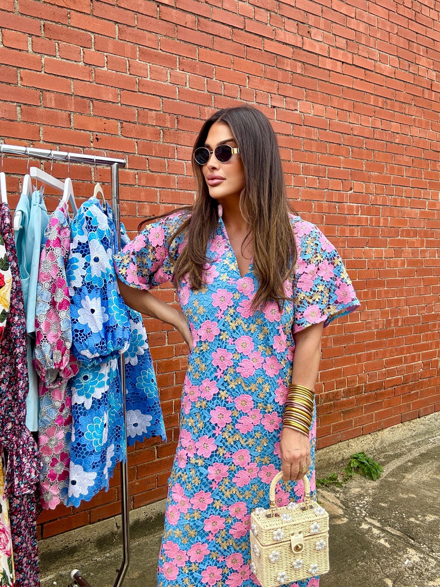 Leighton Pansy Maxi Dress