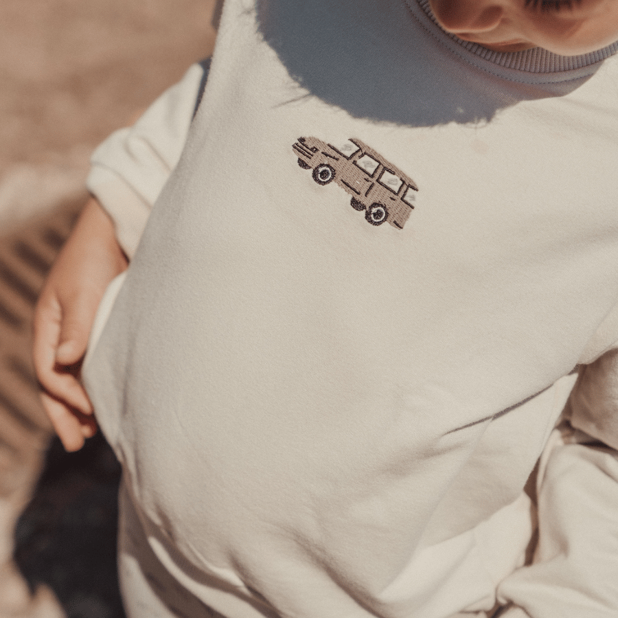 The Embroidered Sweatshirt - Vintage Car
